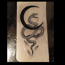 nagini. Tattoo Design project by María Reyes Avilés - 05.03.2021