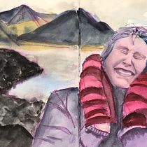 My project in Artistic Watercolor Sketching: Dare to Express Your Ideas course. Artistic Drawing, Sketchbook, and Watercolor Painting project by Susan Singer - 05.07.2021