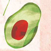 Eat fresh food - My project in Texture Creation for Digital Illustration. Un proyecto de Ilustración digital e Ilustración tradicional de Sophie Benmouyal - 08.05.2021