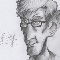Ivaneski caricaturas. Desenho a lápis, e Desenho de retrato projeto de felindacarloe - 08.05.2021