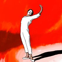 Rotoscopia do mímico Marcel Marceau como Bip . Projekt z dziedziny  Animacja, Film, Animacja poklatkowa,  R i sunek użytkownika Luís Nicolosi - 23.07.2021