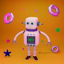 Mi Proyecto del curso: Introducción a la creación de personajes y modelado 3D con Maya. 3D projeto de Letícia - 08.05.2021