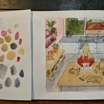 My project in Exploratory Sketchbook: Find Your Drawing Style course. Drawing, and Sketchbook project by Joanne Kroon - 05.08.2021