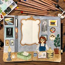 My project in Exploratory Sketchbook: Find Your Drawing Style course. Children's Illustration project by Tracy T - 05.08.2021