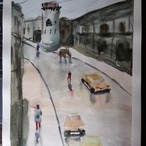 Mi Proyecto del curso: Paisajes urbanos en acuarela. Un progetto di Disegno di jhim - 08.05.2021