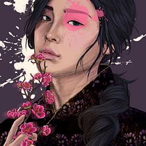My project in Illustrated Portraits with Procreate course. Ilustração tradicional, Ilustração vetorial, Ilustração digital, e Desenho de retrato projeto de Izzy Samson - 09.05.2021