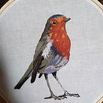 My project in Painting with Thread: Textile Illustration Techniques course. Traditional illustration, and Embroider project by natalina98 - 05.09.2021