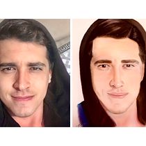Mi Proyecto del curso: Retrato realista al pastel tiza. Fine Arts project by Igor Seva Conde - 05.09.2021