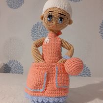 Abuelita Alfiletero. Arts, Crafts, Fiber Arts, and Crochet project by Carol Muñoz - 05.15.2021