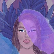Mi Proyecto del curso: Retrato ilustrado con Procreate. Ilustração tradicional projeto de Paula Hernandez - 07.05.2021