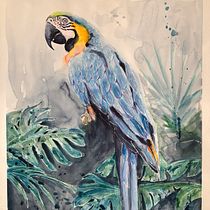 Mein Kursprojekt: Illustriere Vögel mit expressiven Aquarelltechniken. Traditional illustration, Watercolor Painting, Realistic Drawing, and Naturalistic Illustration project by Susanne Arnold - 09.22.2021