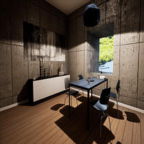 Mi Proyecto del curso: Infoarquitectura de interiores con Unreal Engine 4. Un projet de 3D, Animation, Architecture , et Jeux vidéo de Cristian Alejandro Rubio Manzano - 03.05.2021