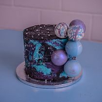 Cake design: Pastel galactico del dia de las madres. Events, Instagram, DIY, Lifest, and le Photograph project by Javiera Carolin - 05.09.2021