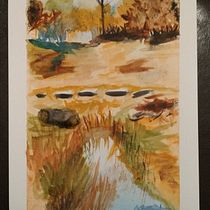 Mi Proyecto del curso: Paisajes naturales en acuarela. Een project van Aquarelschilderen van Andrea Fernando - 09.05.2021