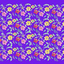 Mi Proyecto del curso: Estampados florales en acuarela con colores vibrantes. Traditional illustration, Pattern Design, Watercolor Painting, and Botanical Illustration project by mercecarr - 05.10.2021