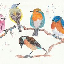 Meu projeto do curso: Técnicas expressivas de aquarela para ilustração de pássaros. Watercolor Painting project by Walter Biazetti - 05.08.2021