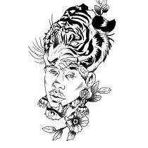 Mi Proyecto del curso: Diseño e ilustración digital de tatuajes con Procreate. Tattoo Design, Traditional illustration, and Design project by Yago Vieites - 04.29.2021