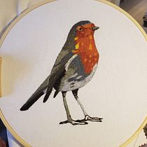 My project in Painting with Thread: Textile Illustration Techniques course. Embroider project by kelsie.prather - 05.10.2021