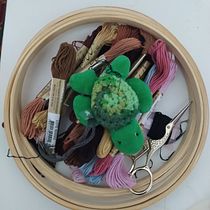 Meu projeto do curso: Técnicas básicas para bordado de letras. Embroider project by Ítala Marciano - 05.07.2021