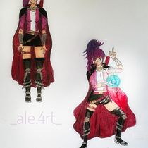 Mi Proyecto del curso: Creación de personajes manga. Traditional illustration, Character Design, and Costume Design project by Alejandra De La Rosa - 05.11.2021