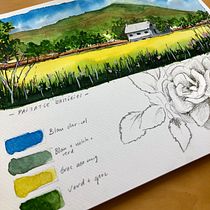 Mi Proyecto del curso: Cuaderno de viaje en acuarela. Watercolor Painting project by roser_farriol8 - 05.11.2021