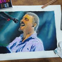 Mi Proyecto del curso: Retrato realista al pastel tiza. Traditional illustration, and Fine Arts project by Maury Luna - 05.09.2021