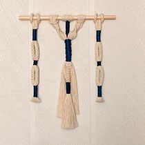Mi Proyecto del curso: Macramé: técnicas de tejido envuelto. Un projet de Artisanat de Itzel Casillas Avalos - 09.05.2021