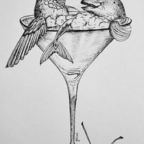 Mi Proyecto del curso: Ilustración surrealista con rotuladores Ein Projekt aus dem Bereich Traditionelle Illustration von guiwi - 05.05.2021