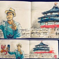 My project in Artistic Watercolor Sketching: Dare to Express Your Ideas course. Traditional illustration, Watercolor Painting & Ink Illustration project by CJ Elliott - 05.12.2021