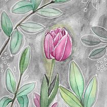 My project in Negative Watercolor Painting for Botanical Illustration course Ein Projekt aus dem Bereich Traditionelle Illustration, Aquarellmalerei und Botanische Illustration von Ade - 14.04.2021