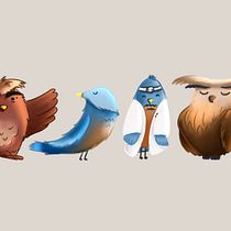 My project in Character Creation for Animation: Shapes, Color, and Expression course. Un projet de Illustration traditionnelle , et Conception de personnages de bella_m - 11.05.2021