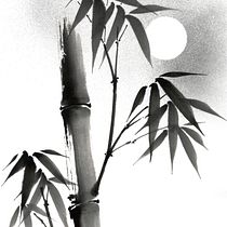 My project in Introduction to Sumi-e Painting course. Traditional illustration, Fine Arts, and Painting project by Koshu (Akemi Lucas) - 05.13.2021