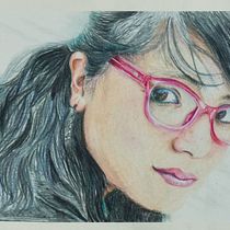 Mi Proyecto del curso:  Retrato realista con lápices de colores. Traditional illustration, Fine Arts, Pencil Drawing, Drawing, Portrait Drawing, Realistic Drawing, and Artistic Drawing project by diegoche - 05.13.2021
