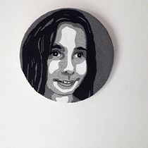 Mi Proyecto del curso:  Bordado con punch needle: pasa de la imagen al retrato. Bordado projeto de Verónica Andrea Busto - 11.05.2021