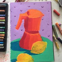 My project in Creative Drawing with Oil Pastels course. Traditional illustration, Fine Arts, Pencil Drawing, and Drawing project by Ira Matey - 05.08.2021