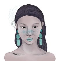 Mi Proyecto del curso: Retrato ilustrado con Procreate. Ilustração tradicional, Ilustração vetorial, Ilustração digital, e Desenho de retrato projeto de Andrea Rodriguez - 14.05.2021