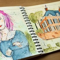 My project in Artistic Watercolor Sketching: Dare to Express Your Ideas course. Traditional illustration, Sketching, Creativit, Drawing, Watercolor Painting, and Sketchbook project by Annemieke van Baal - 05.14.2021