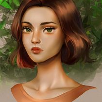 My project in Digital Fantasy Portraits with Photoshop course. Traditional illustration, Drawing, Digital Illustration, Portrait Drawing, Digital Drawing, and Digital Painting project by Earl Gutierrez - 05.11.2021