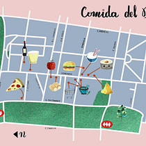 Mi Proyecto del curso: Creación de mapas ilustrados: refleja la esencia de la ciudad. Traditional illustration, Infographics, Drawing, Digital Illustration, Artistic Drawing, and Digital Painting project by whitejade - 05.12.2021