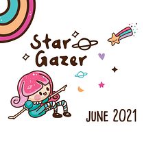 Star Gazer- My project in Creating an Illustrated Brand: From the Idea to Merchandising course. Un projet de Illustration traditionnelle, Br, ing et identité, Conception de personnages et Illustration numérique de Star Snider - 13.05.2021