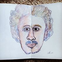 Mi Proyecto del curso: Cuaderno de retratos en acuarela. Painting, Watercolor Painting, Portrait Drawing, and Sketchbook project by Hector Marquez - 05.13.2021