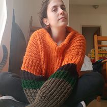 Mi Proyecto del curso: Crochet: crea prendas con una sola aguja. Fashion Design, Fiber Arts, DIY, and Crochet project by lulitursi - 05.08.2021