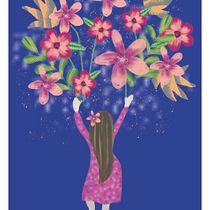 Mein Kursprojekt: Flat Design mit Photoshop. Traditional illustration, Digital Illustration, and Digital Painting project by Silvia Stangl - 05.14.2021