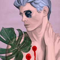 My project in Illustrated Portraits with Procreate course. Ilustração tradicional, Ilustração vetorial, Ilustração digital, e Desenho de retrato projeto de Matheus Papp - 08.05.2021