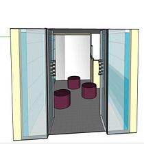 Mi Proyecto del curso: Creación de proyectos de interiorismo con SketchUp Ein Projekt aus dem Bereich Innenarchitektur, Innendesign, 3-D-Modellierung, 3-D-Design und Innenarchitektur von Cárel Blanco Collante - 15.05.2021