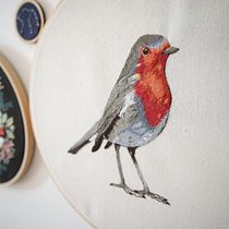 Mi Proyecto del curso: Pintar con hilo: técnicas de ilustración textil. Traditional illustration, and Embroider project by Ximena Garay - 06.29.2020