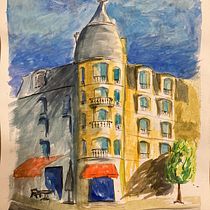 Mi Proyecto del curso: Dibujo arquitectónico con acuarela y tinta. Sketching, Drawing, Watercolor Painting, Architectural Illustration, Sketchbook & Ink Illustration project by Toni GP - 05.14.2021