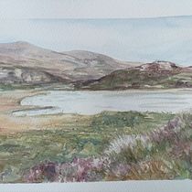 My project in Natural Landscapes in Watercolor course. Een project van  Beeldende kunst, Schilderij y Aquarelschilderen van Katharine Lay - 16.05.2021