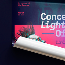 Proyecto del curso: Diseño de carteles para eventos musicales . Design, Art Direction, Graphic Design, and Poster Design project by Dan Rojas - 05.06.2021