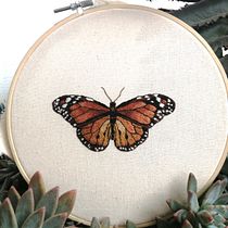 Mi Proyecto del curso: Técnicas de bordado realista. Traditional illustration, Embroider, and Textile Design project by sotoadriana2002 - 05.17.2021
